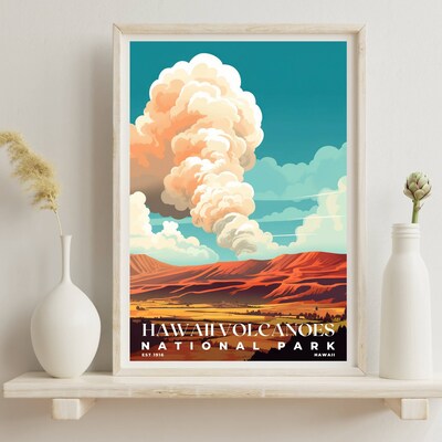 Hawaii Volcanoes National Park Poster, Travel Art, Office Poster, Home Decor | S3 - image6